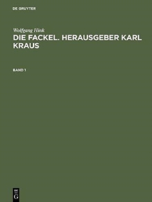 Image for Die Fackel. Herausgeber Karl Kraus