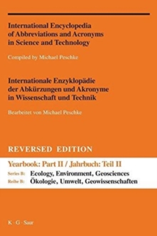 Image for International Encyclopedia of Abbreviations and Acronyms in Science and Technology