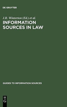 Image for Information Sources in Law