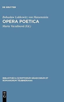 Image for Opera poetica