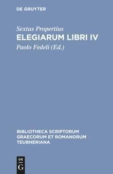 Image for Elegiarum Libri IV Pb