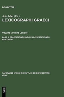 Image for Lexicographi Graeci: Vol. I: CB