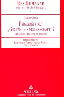 Image for Paedagogik ALS «Gestaendniswissenschaft»?