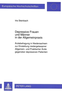 Image for Depressive Frauen und Maenner in der Allgemeinpraxis