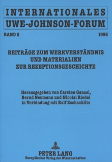Internationales Uwe-Johnson-Forum. Band 5 (1996)