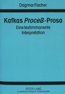 Image for Kafkas «Proceß»-Prosa