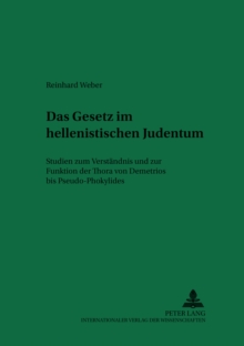 Das Gesetz im hellenistischen Judentum