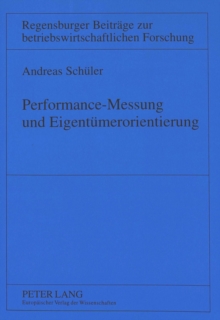 Performance-Messung und Eigentuemerorientierung