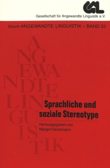 Image for Sprachliche Und Soziale Stereotype