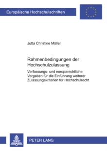 Rahmenbedingungen Der Hochschulzulassung