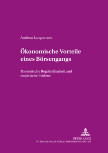 Oekonomische Vorteile eines Boersengangs