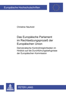 Image for Das Europaeische Parlament Im Rechtsetzungsprozess Der Europaeischen Union