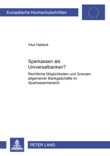 Image for Sparkassen ALS Universalbanken?