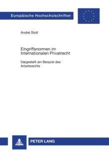 Eingriffsnormen Im Internationalen Privatrecht