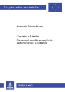 Image for Staunen - Lernen