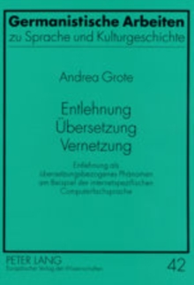 Image for Entlehnung - Uebersetzung - Vernetzung
