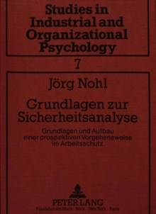 Image for Grundlagen Zur Sicherheitsanalyse