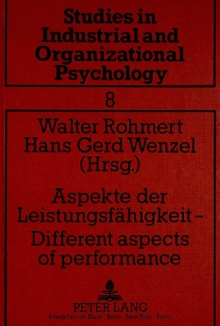 Image for Aspekte der Leistungsfaehigkeit -- Different aspects of performance