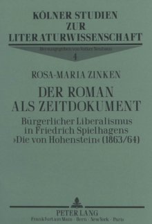 Der Roman als Zeitdokument