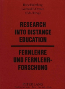 Image for Research into Distance Education