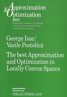 Image for The Best Approximation and Optimization in Locally Convex Spaces