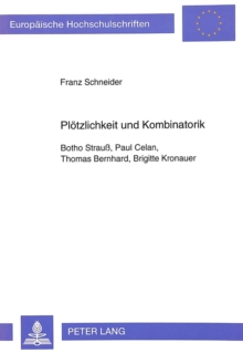 Image for Ploetzlichkeit und Kombinatorik