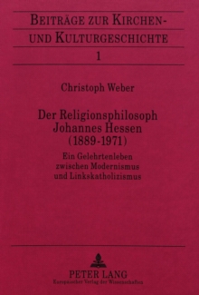 Der Religionsphilosoph Johannes Hessen (1889-1971)