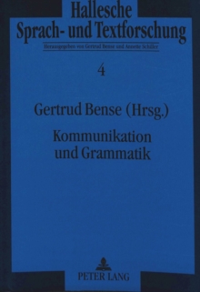 Image for Kommunikation und Grammatik