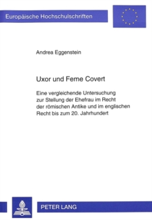 Uxor und Feme Covert