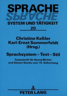 Image for Sprachsystem - Text - Stil