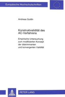 Konstruktvaliditaet des AC-Verfahrens
