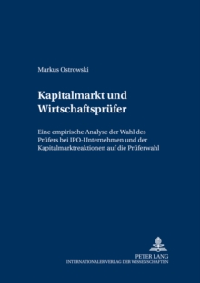 Image for Kapitalmarkt Und Wirtschaftspruefer