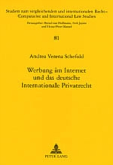 Werbung Im Internet Und Das Deutsche Internationale Privatrecht