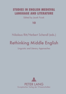 Image for Rethinking Middle English : Linguistic and Literary Approaches