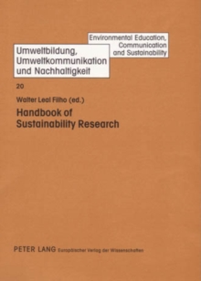 Image for Handbook of Sustainability Research