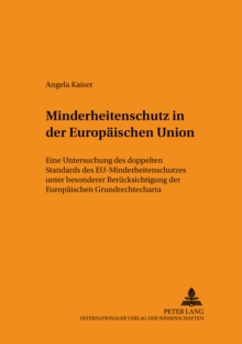 Image for Minderheitenschutz in Der Europaeischen Union