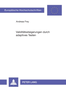 Validitaetssteigerungen Durch Adaptives Testen
