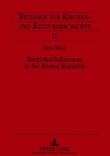 Image for Rechtskatholizismus in der Ersten Republik