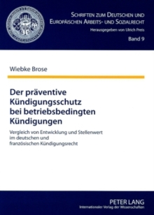 Praeventive Kuendigungsschutz Bei Betriebsbedingten Kuendigungen
