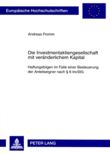 Investmentaktiengesellschaft Mit Veraenderlichem Kapital