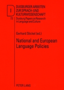 Image for National and European Language Policies