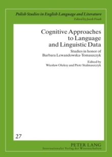 Image for Cognitive Approaches to Language and Linguistic Data
