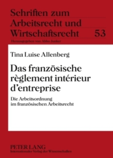 Franzoesische Reglement Interieur D'Entreprise