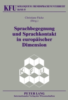 Image for Sprachbegegnung und Sprachkontakt in europèaischer Dimension