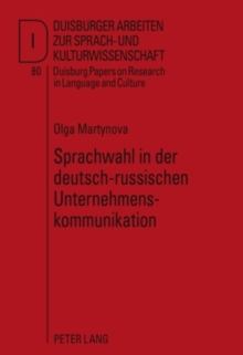 Image for Sprachwahl in Der Deutsch-Russischen Unternehmenskommunikation