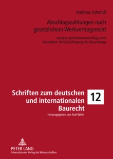 Abschlagszahlungen Nach Gesetzlichem Werkvertragsrecht