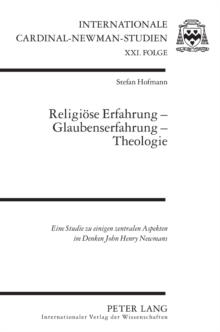 Religioese Erfahrung - Glaubenserfahrung - Theologie
