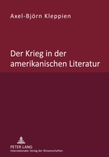 Image for Der Krieg in Der Amerikanischen Literatur