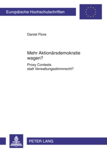 Mehr Aktionarsdemokratie Wagen?