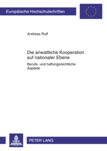 Anwaltliche Kooperation Auf Nationaler Ebene